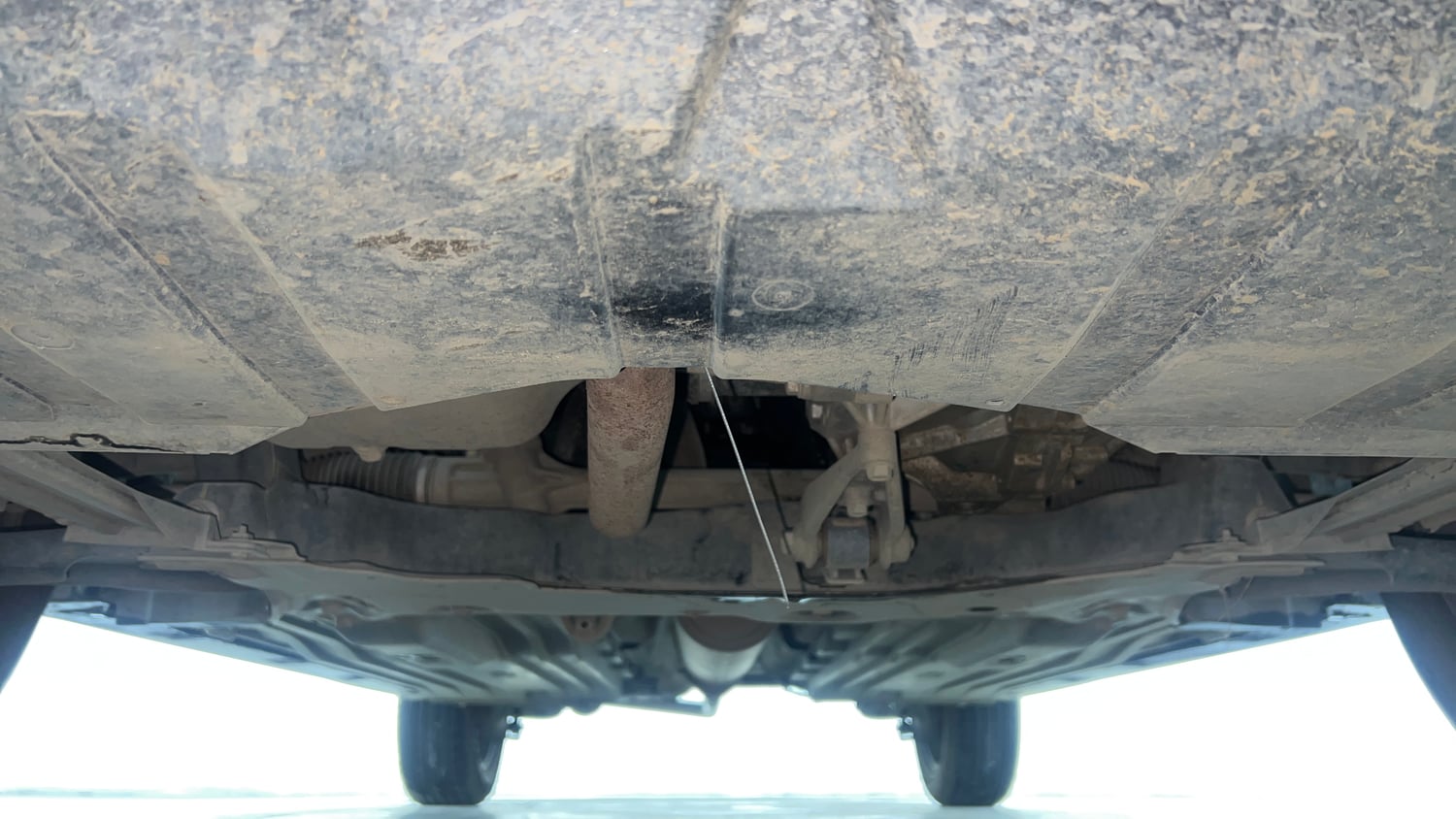 Used 2025 Maruti Suzuki Grand Vitara Delta Smart Hybrid Petrol Manual extra FRONT LEFT UNDERBODY VIEW