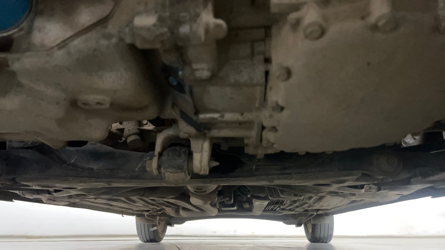 Used 2021 Honda Amaze 1.2 VX CVT Petrol Petrol Automatic extra FRONT LEFT UNDERBODY VIEW