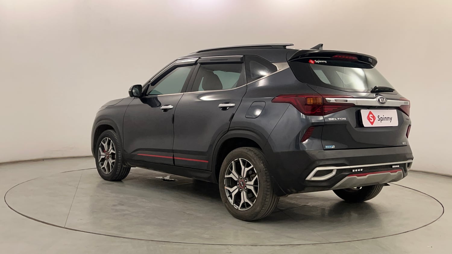 Used 2020 kia Seltos GTX Plus DCT 1.4 Petrol Automatic exterior LEFT REAR CORNER VIEW