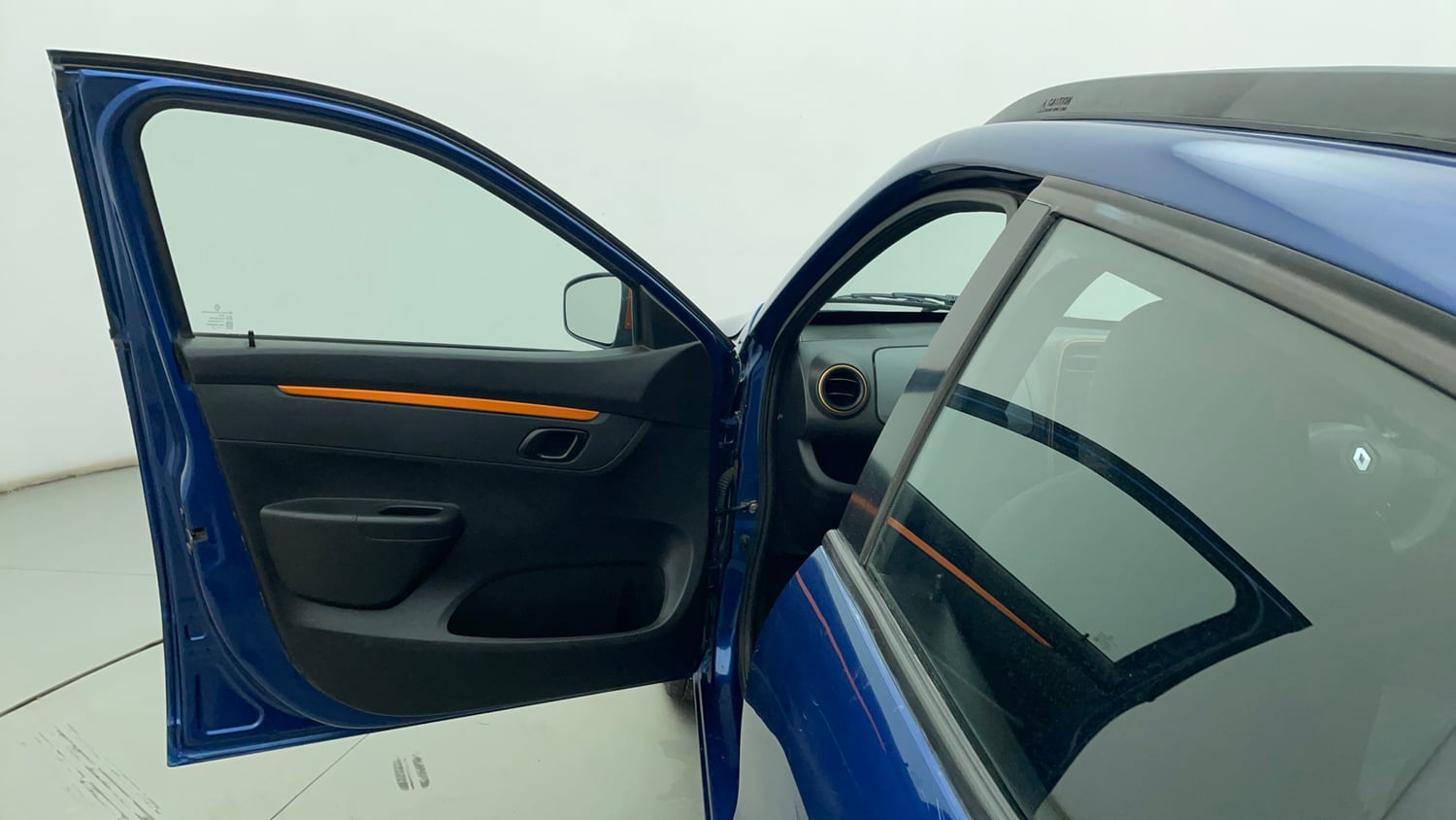 Used 2017 Renault Kwid CLIMBER 1.0 Petrol Manual interior LEFT FRONT DOOR OPEN VIEW