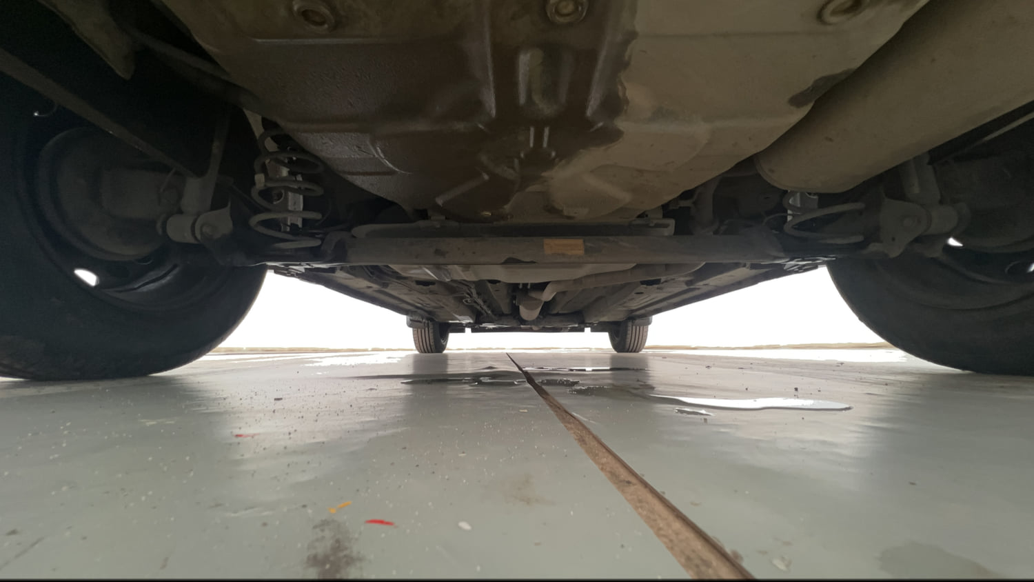 Used 2023 Tata Punch Adventure AMT Petrol Automatic extra REAR UNDERBODY VIEW (TAKEN FROM REAR)