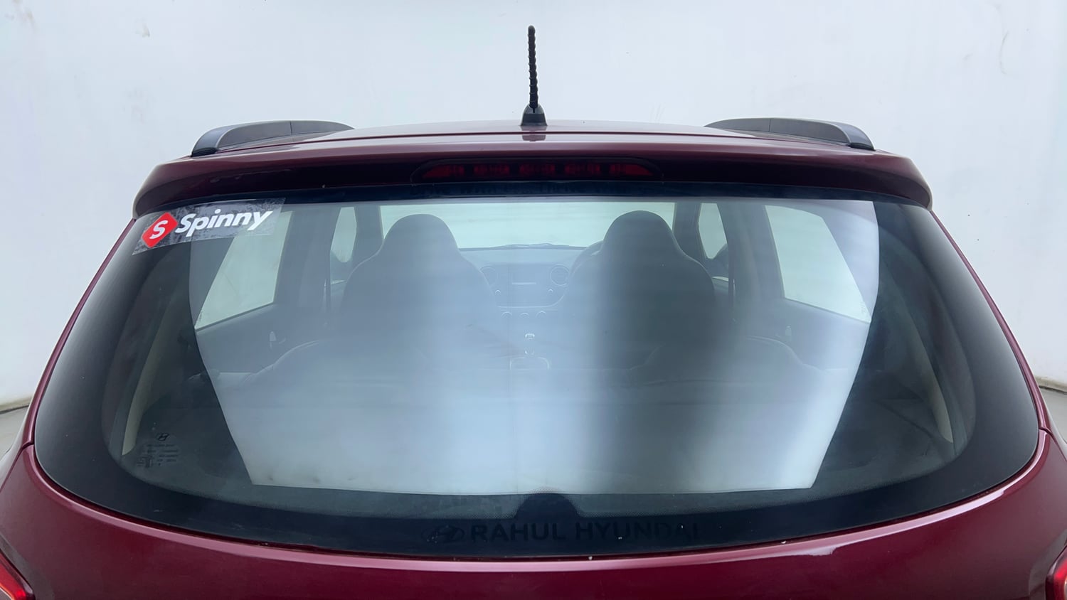 Used 2014 Hyundai Grand i10 Sportz 1.2 Kappa VTVT Petrol Manual exterior BACK WINDSHIELD VIEW