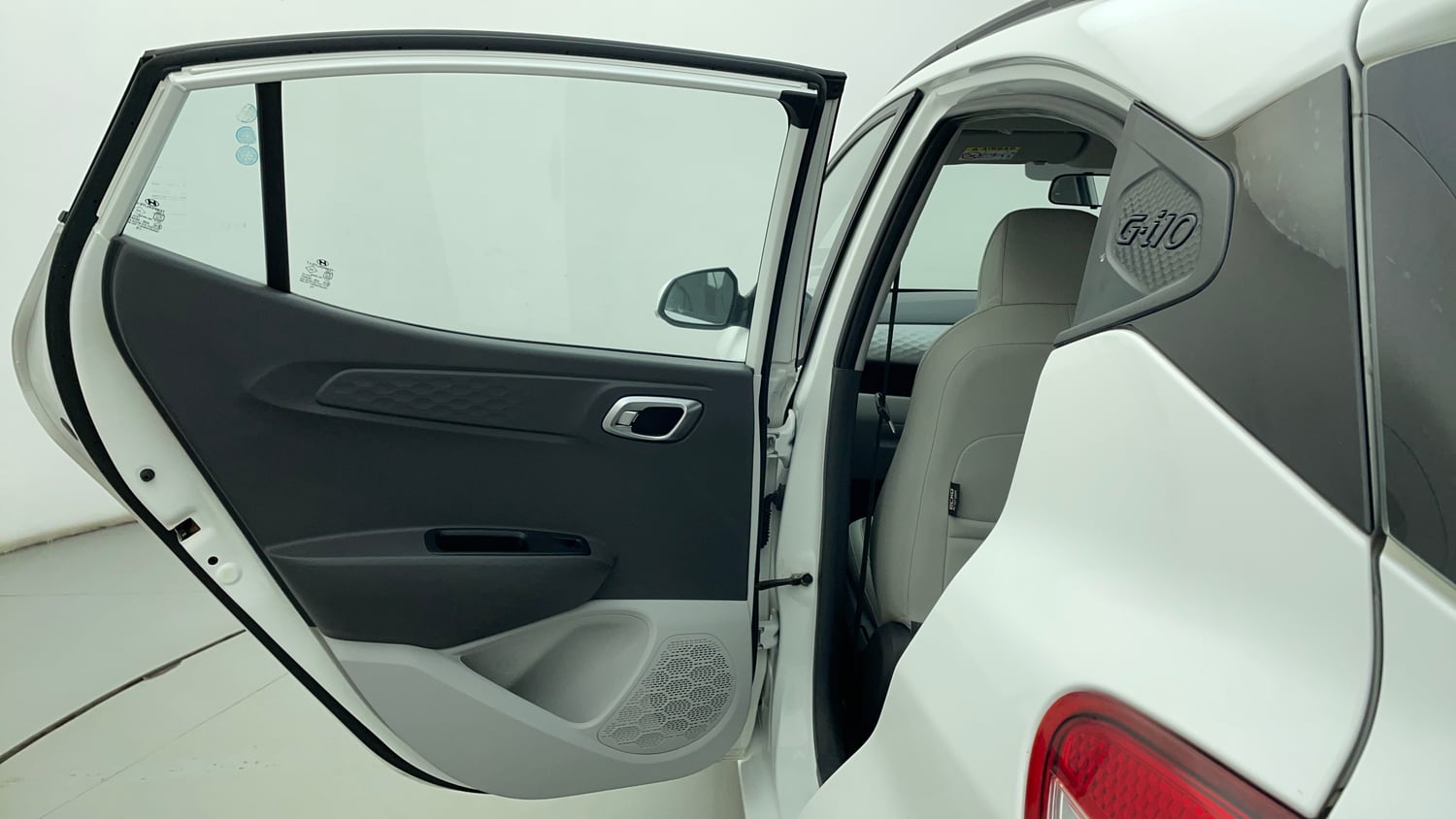 Used 2021 Hyundai Grand i10 Nios Sportz 1.2 Kappa VTVT Petrol Manual interior LEFT REAR DOOR OPEN VIEW
