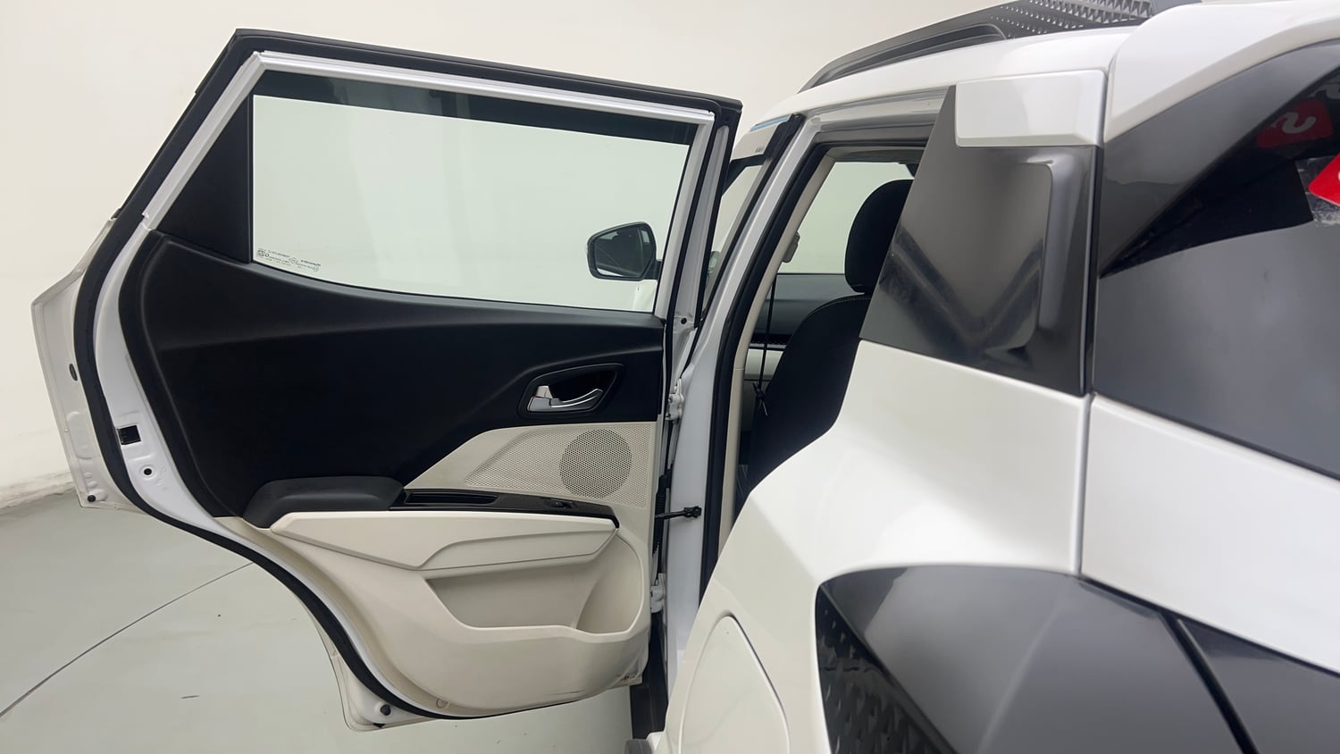 Used 2024 Mahindra XUV 3XO AX5 1.5 Diesel Diesel Manual interior LEFT REAR DOOR OPEN VIEW
