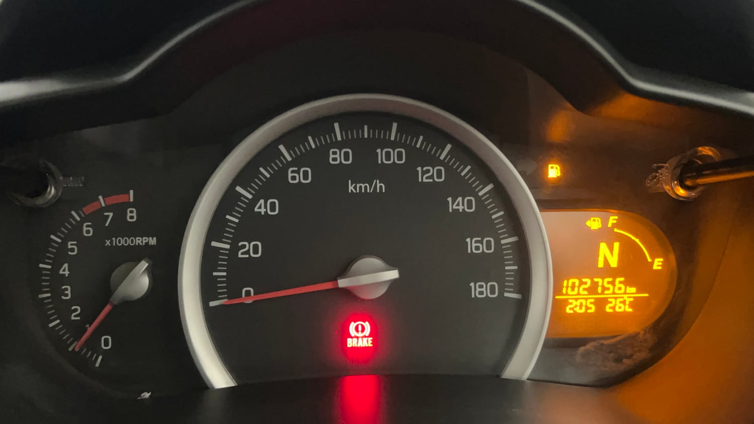Used 2017 Maruti Suzuki Celerio VXi AMT Petrol Automatic interior CLUSTERMETER VIEW