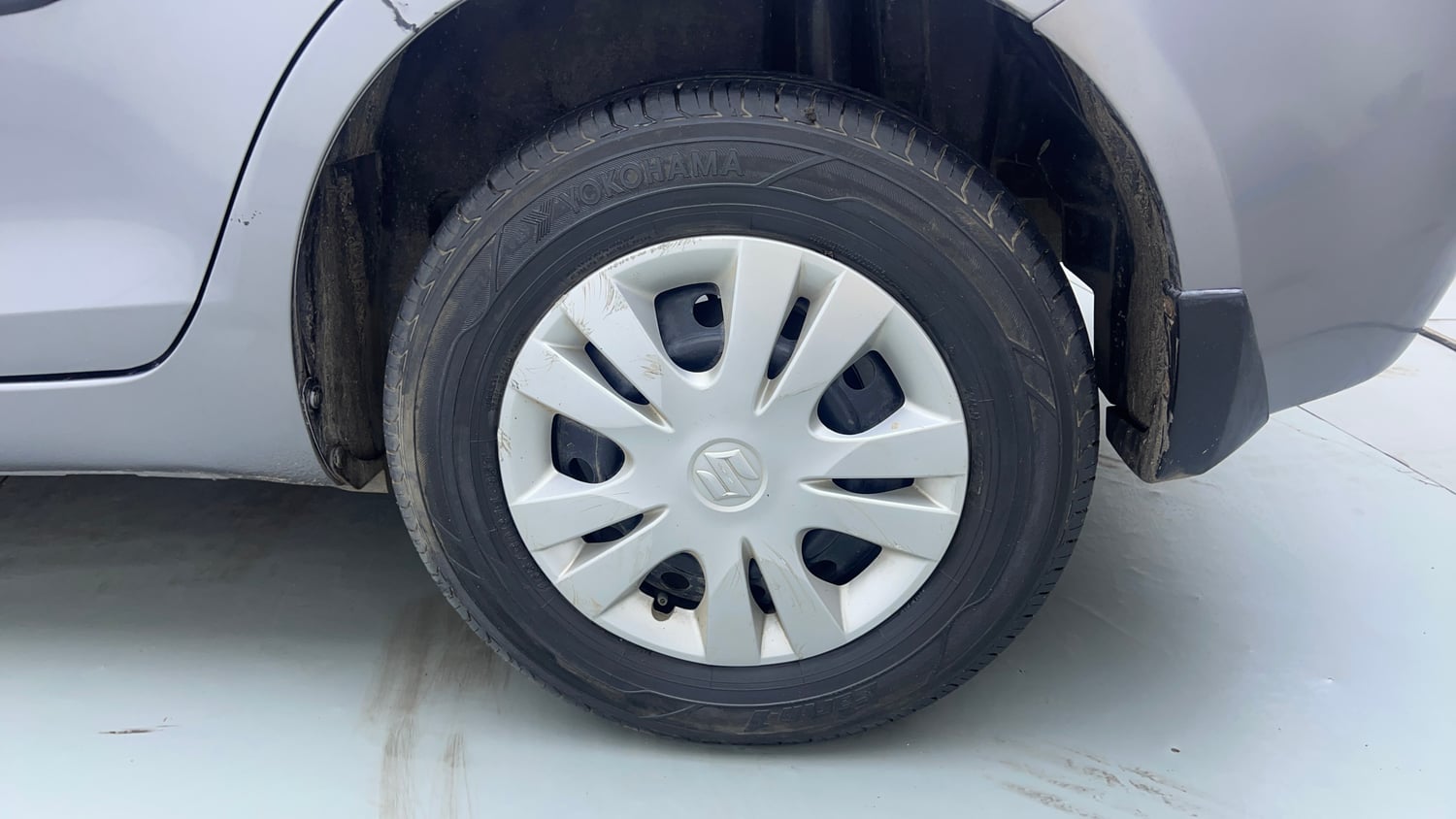 Used 2012 Maruti Suzuki Swift Dzire Automatic Petrol Automatic tyres LEFT REAR TYRE RIM VIEW