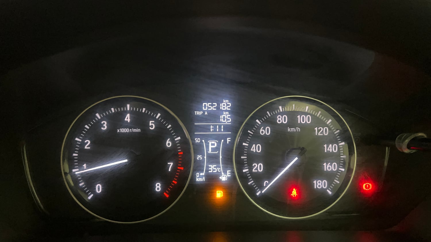 Used 2021 Honda Amaze 1.2 VX CVT Petrol Petrol Automatic interior CLUSTERMETER VIEW