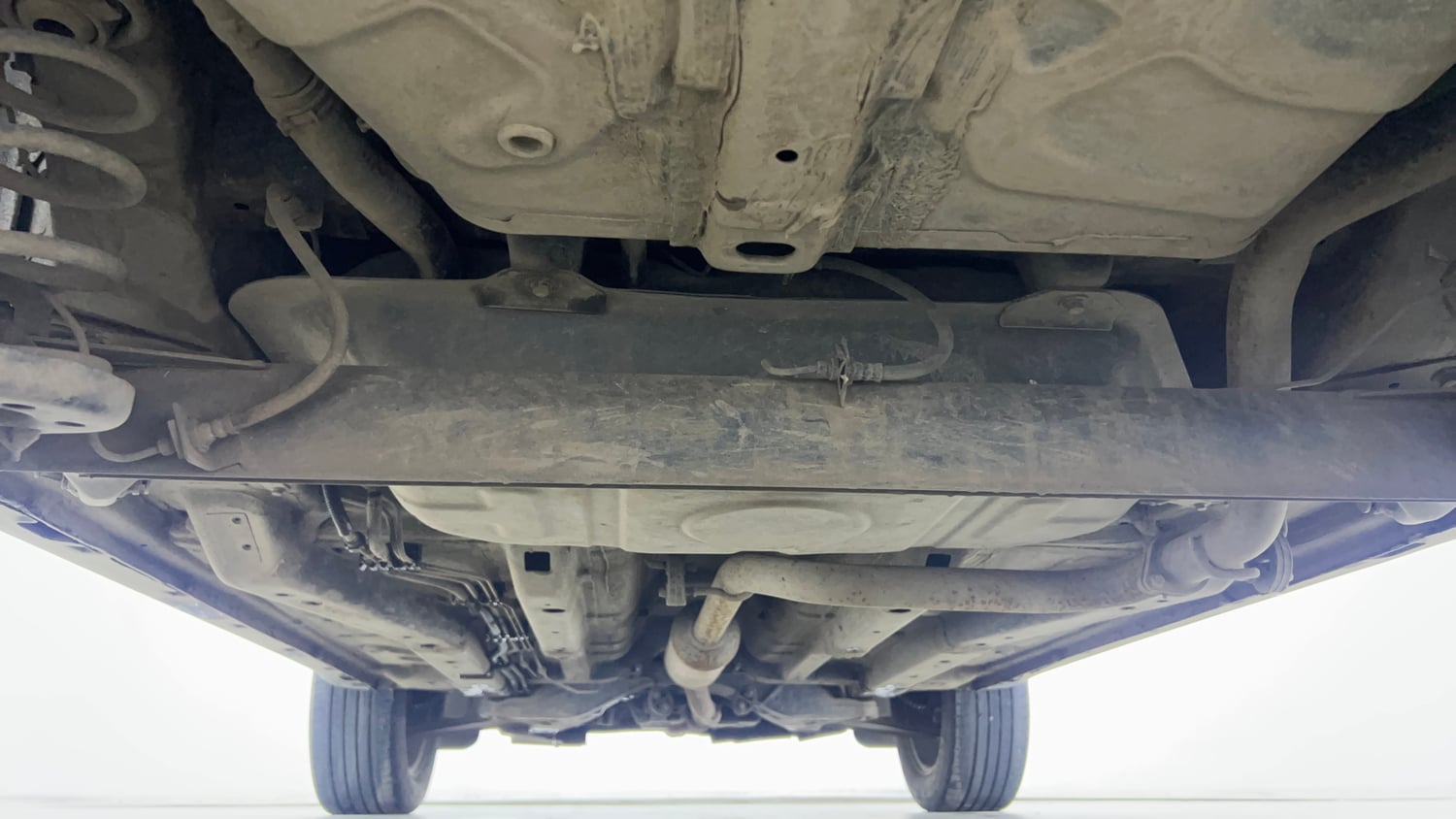 Used 2025 Tata Nexon Fearless Plus S 1.2 Revotron Petrol 7DCA DT Petrol Automatic extra REAR UNDERBODY VIEW (TAKEN FROM REAR)