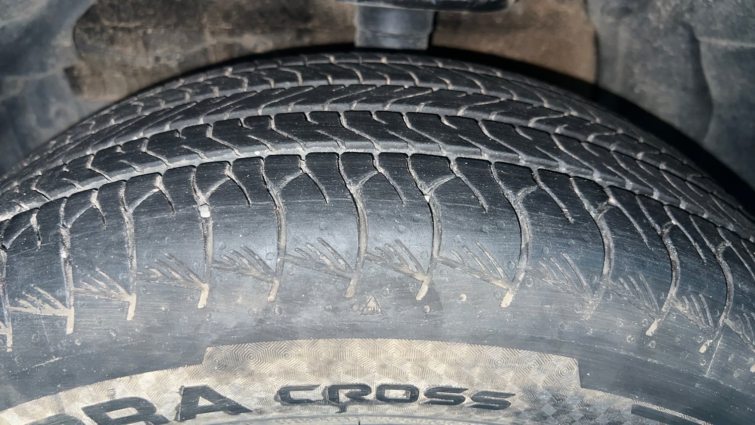 Used 2025 Maruti Suzuki Grand Vitara Delta Smart Hybrid Petrol Manual tyres LEFT FRONT TYRE TREAD VIEW