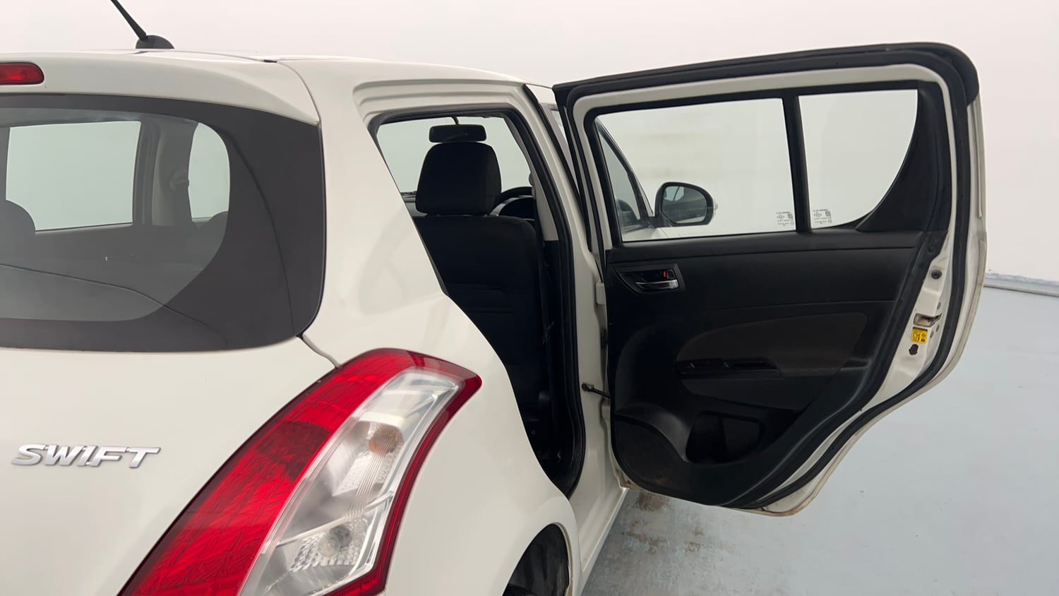 Used 2016 Maruti Suzuki Swift VDi Diesel Manual interior RIGHT REAR DOOR OPEN VIEW