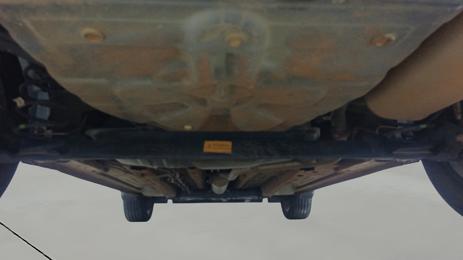 Used 2024 Tata Punch Accomplished Dazzle Pack MT Petrol Manual extra REAR UNDERBODY VIEW (TAKEN FROM REAR)