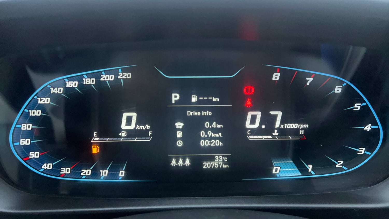Used 2023 Hyundai New i20 Asta (O) 1.2 IVT Petrol Automatic interior CLUSTERMETER VIEW