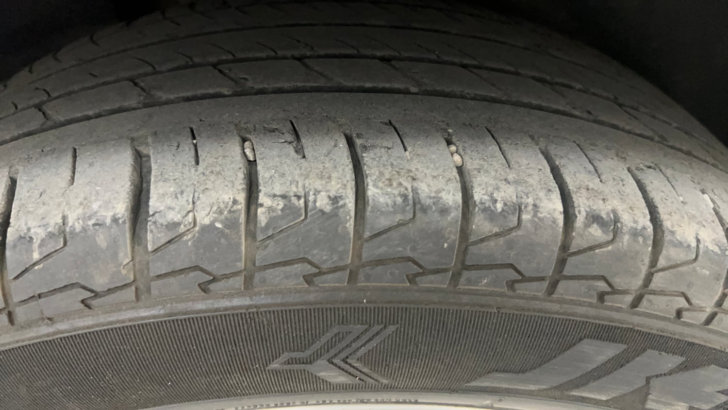Used 2022 Hyundai Creta SX 1.5 Petrol Petrol Manual tyres RIGHT REAR TYRE TREAD VIEW