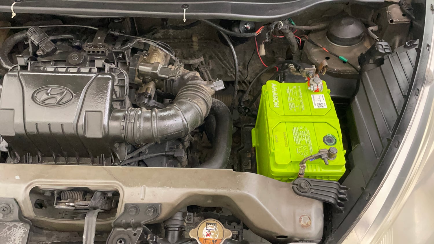 Used 2013 Hyundai Eon Magna Petrol Manual engine ENGINE LEFT SIDE VIEW