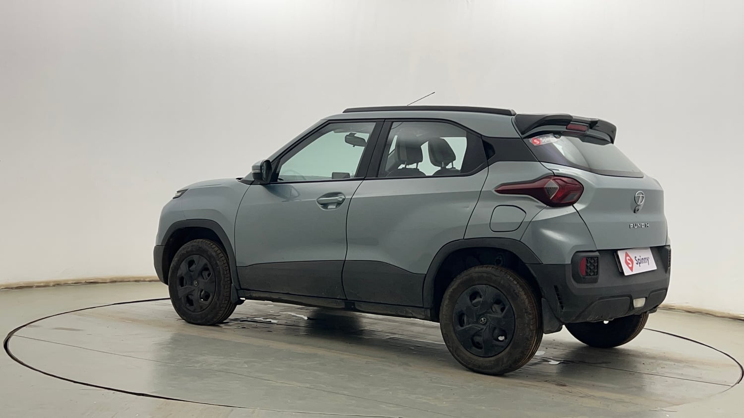 Used 2023 Tata Punch Adventure AMT Petrol Automatic exterior LEFT REAR CORNER VIEW