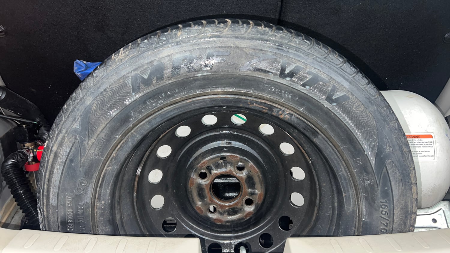 Used 2018 Maruti Suzuki Celerio VXi CNG Cng Manual tyres SPARE TYRE VIEW