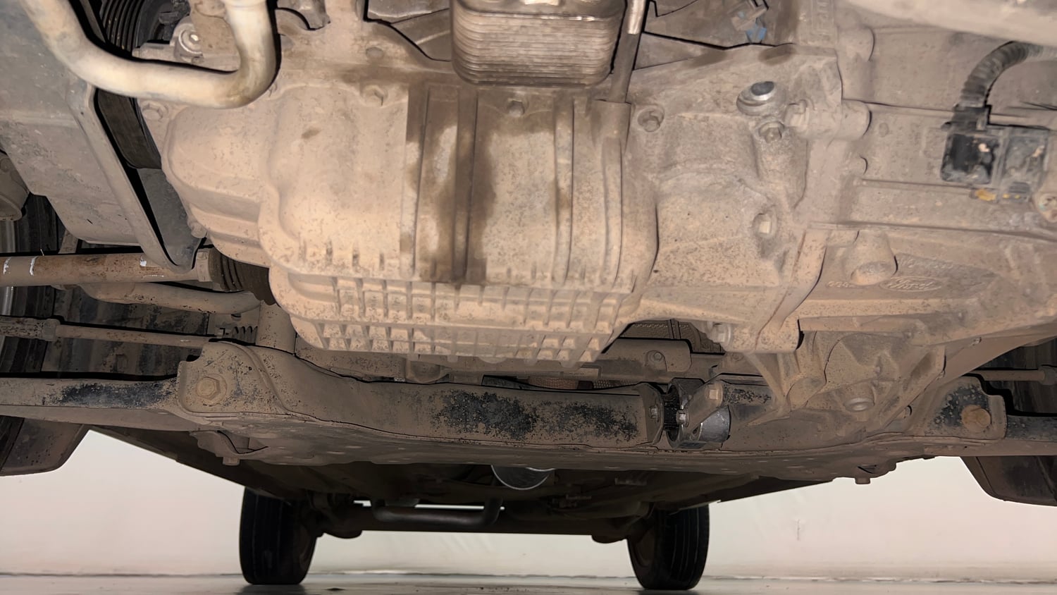 Used 2015 Ford EcoSport Titanium 1.5 Ti-VCT AT Petrol Automatic extra FRONT LEFT UNDERBODY VIEW