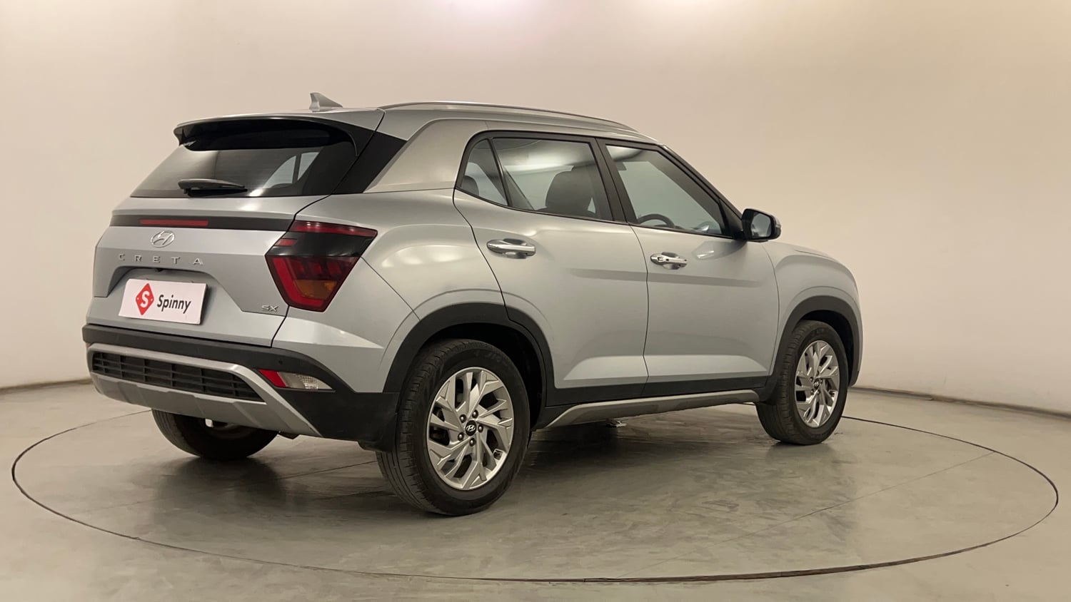 Used 2022 Hyundai Creta SX 1.5 Petrol Petrol Manual exterior RIGHT REAR CORNER VIEW
