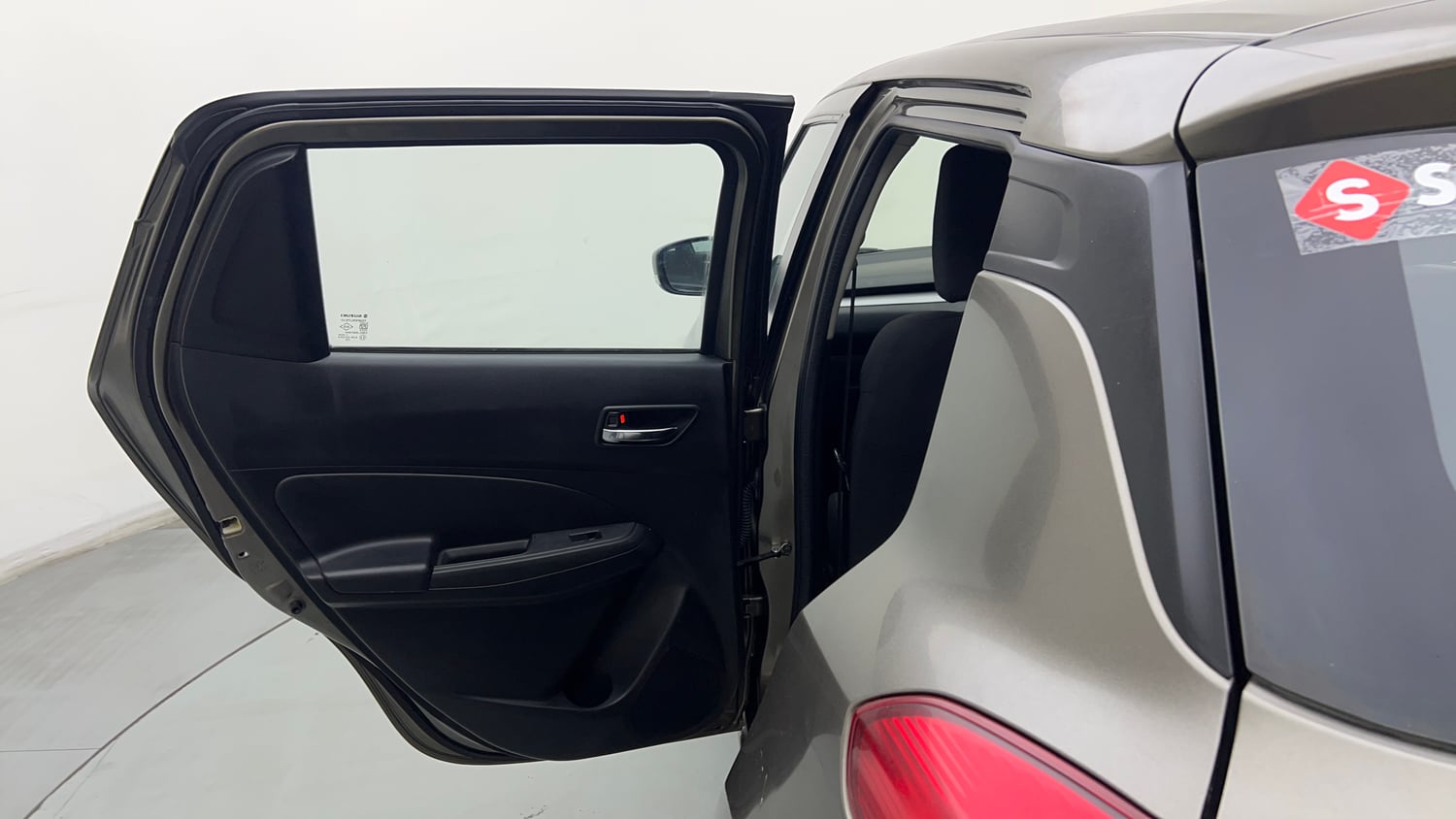 Used 2021 Maruti Suzuki Swift VXi Petrol Manual interior LEFT REAR DOOR OPEN VIEW