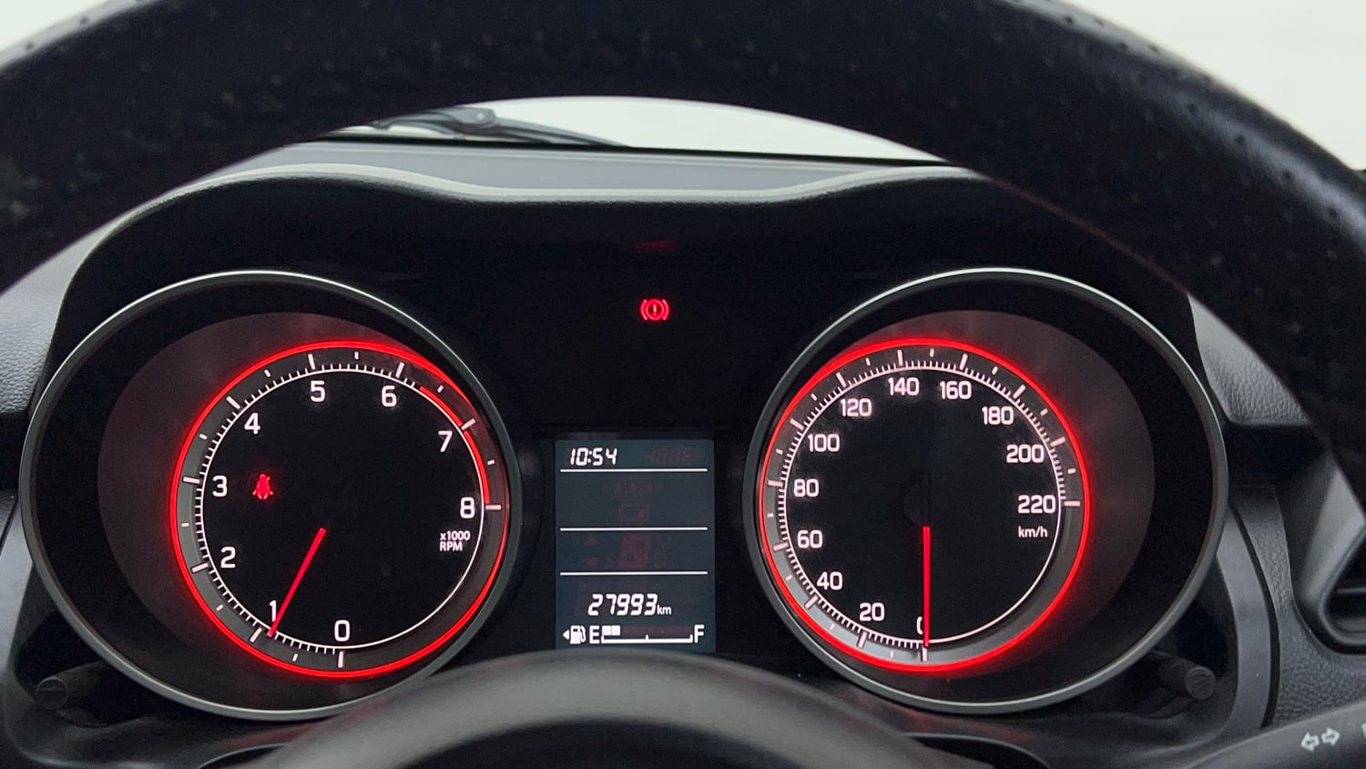 Used 2021 Maruti Suzuki Swift VXi Petrol Manual interior CLUSTERMETER VIEW