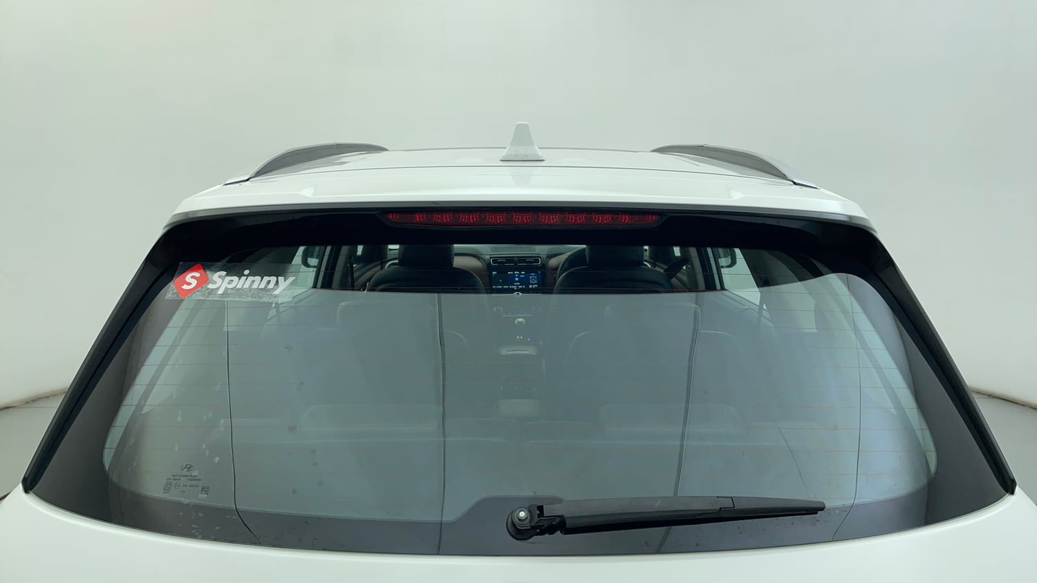 Used 2022 Hyundai Alcazar Signature 6 STR 2.0 Petrol Petrol Manual exterior BACK WINDSHIELD VIEW