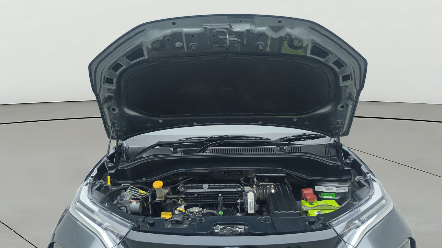 Used 2024 Tata Punch Accomplished Dazzle Pack MT Petrol Manual engine ENGINE & BONNET OPEN FRONT VIEW