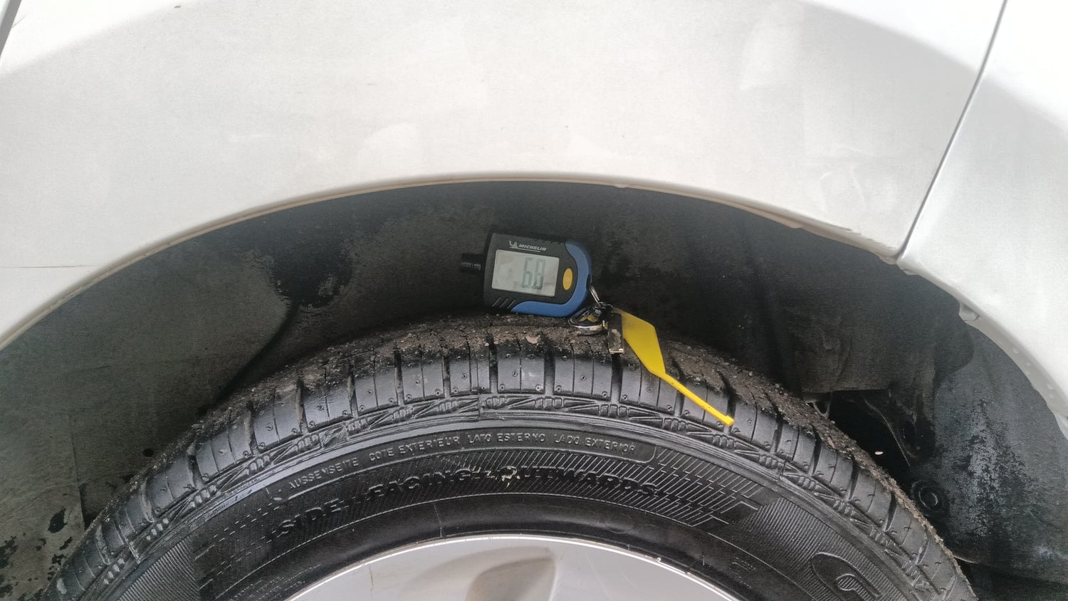 Used 2021 Maruti Suzuki Celerio ZXi AMT Petrol Automatic tyres LEFT REAR TYRE TREAD VIEW