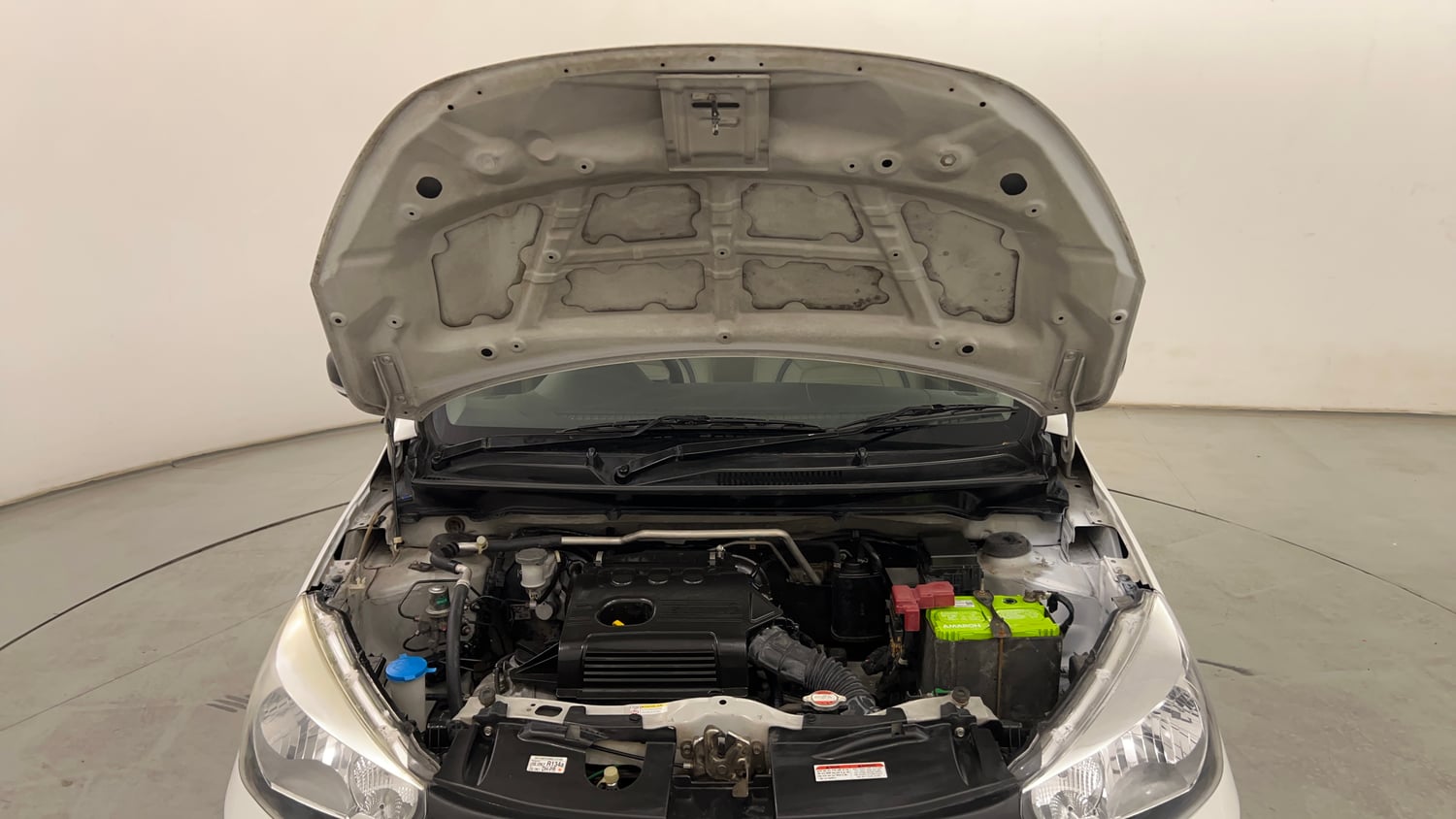 Used 2017 Maruti Suzuki Celerio VXi AMT Petrol Automatic engine ENGINE & BONNET OPEN FRONT VIEW