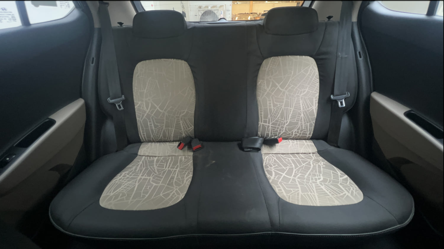 Used 2017 Hyundai Grand i10 Sportz (O) AT 1.2 Kappa VTVT Petrol Automatic interior REAR SEAT CONDITION VIEW