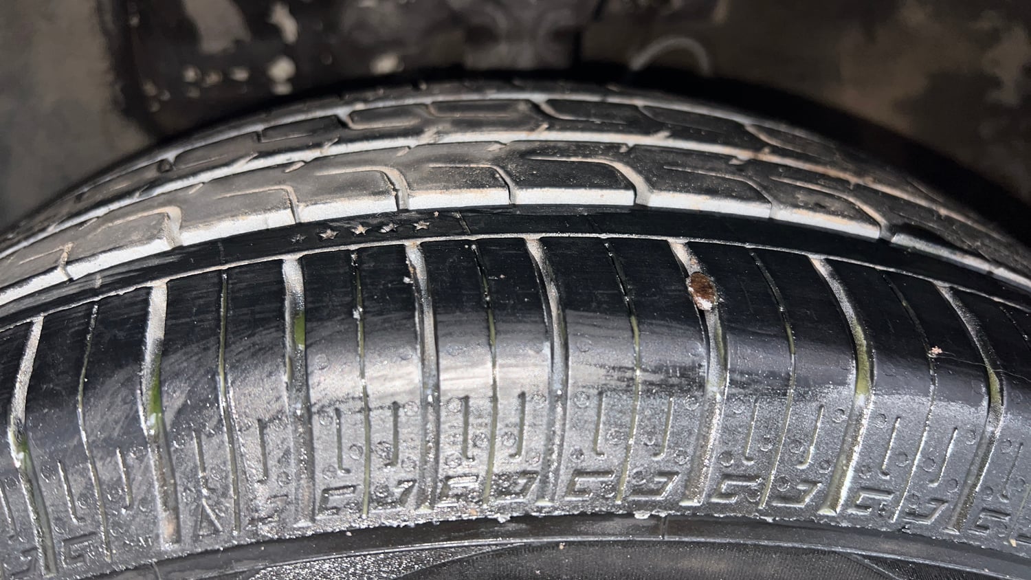 Used 2018 Hyundai Elite i20 Asta 1.2 Petrol Manual tyres LEFT FRONT TYRE TREAD VIEW