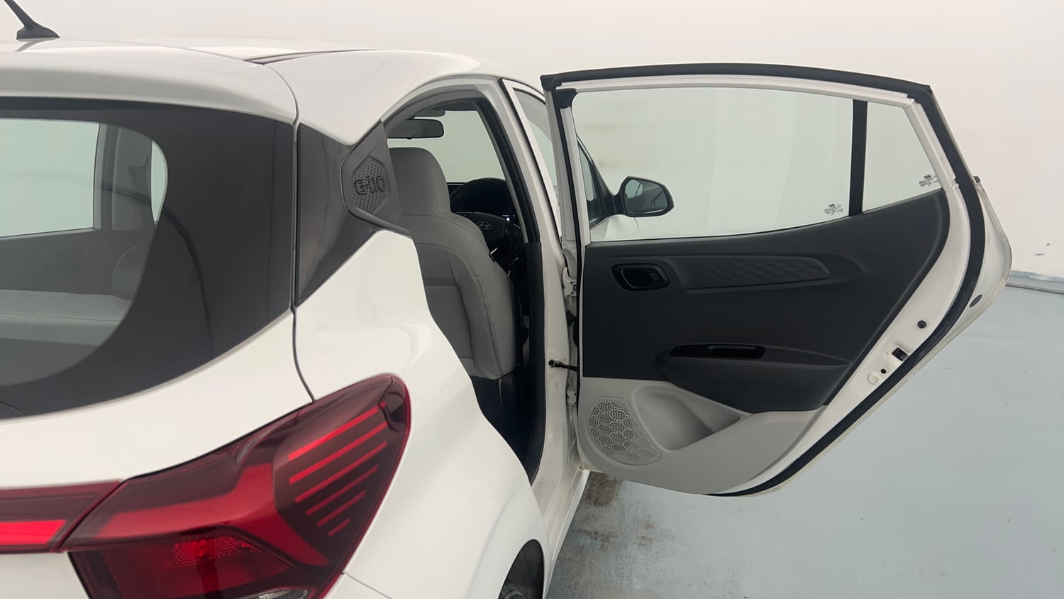 Used 2023 Hyundai Grand i10 Nios Magna 1.2 Kappa VTVT Petrol Manual interior RIGHT REAR DOOR OPEN VIEW