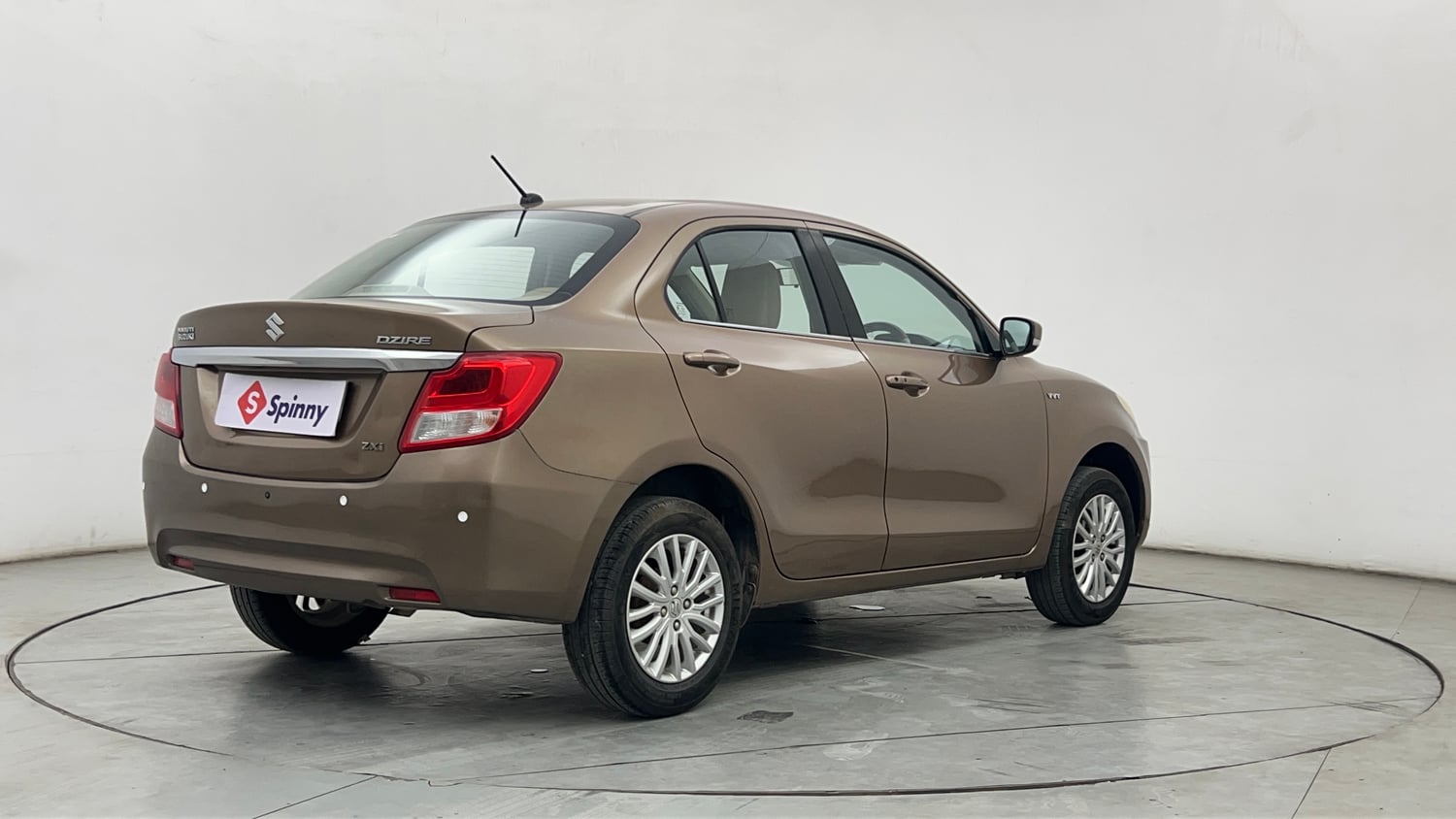 Used 2017 Maruti Suzuki Dzire ZXi Petrol Manual exterior RIGHT REAR CORNER VIEW