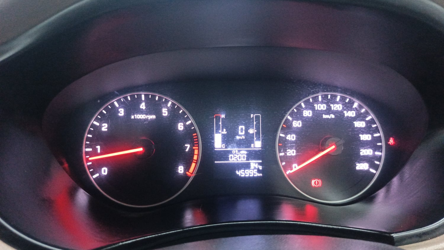 Used 2018 Hyundai Elite i20 Sportz 1.2 Petrol Manual interior CLUSTERMETER VIEW