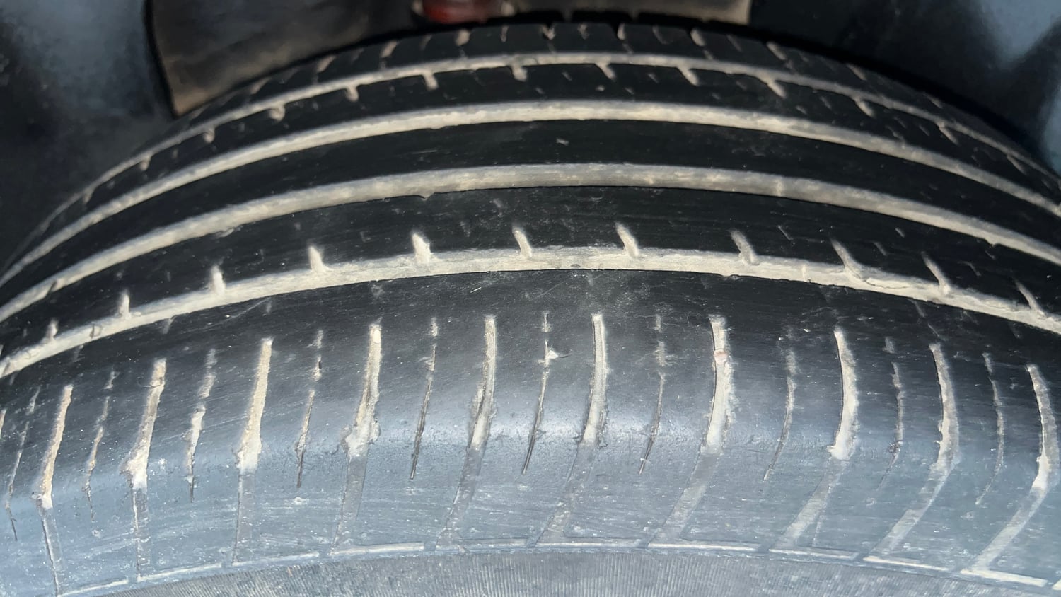 Used 2023 Tata Harrier XT Plus Diesel Manual tyres LEFT REAR TYRE TREAD VIEW