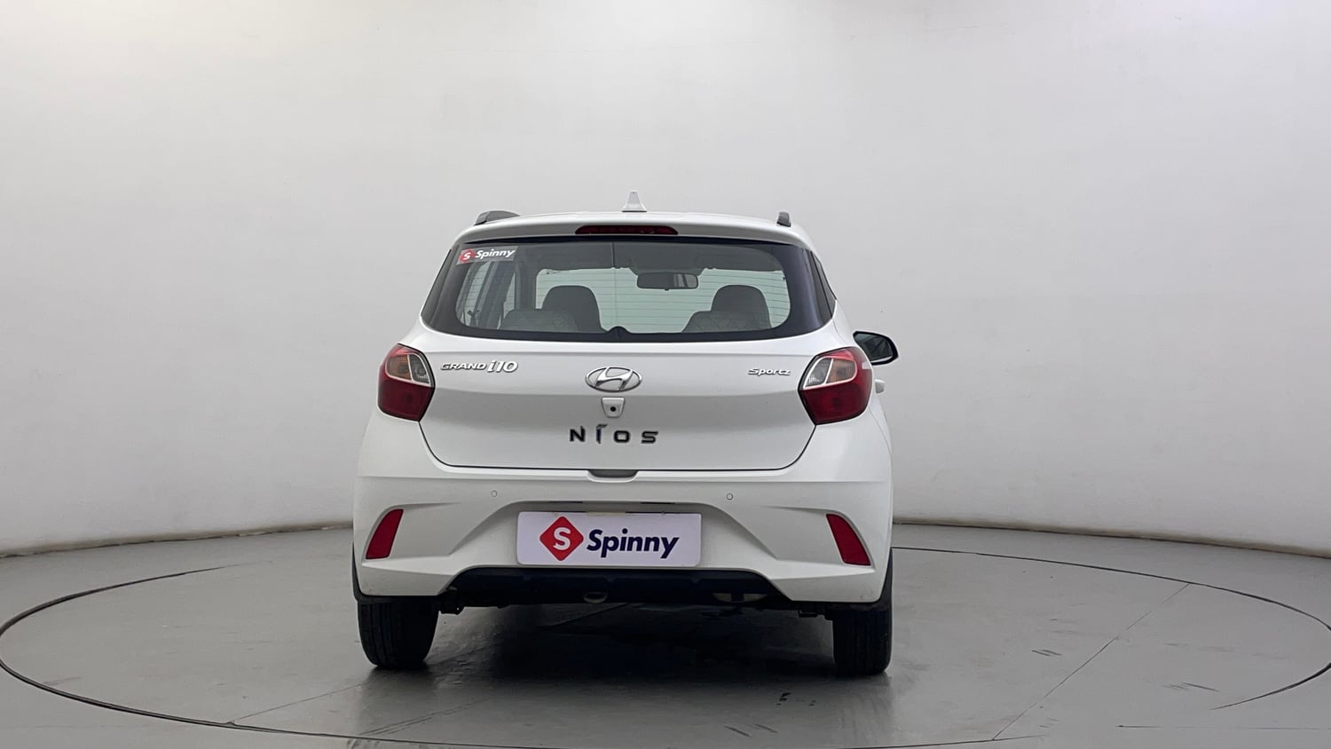 Used 2021 Hyundai Grand i10 Nios Sportz 1.2 Kappa VTVT Petrol Manual exterior BACK VIEW