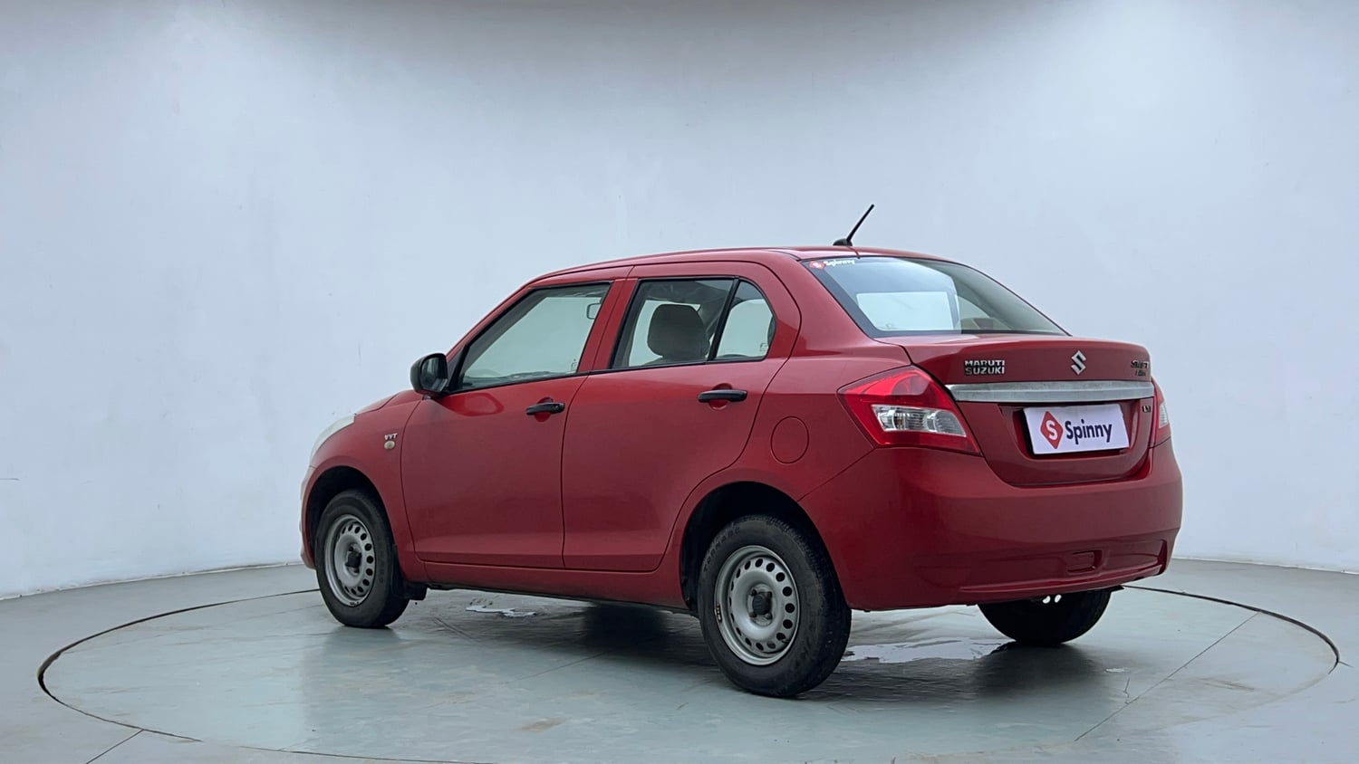 Used 2014 Maruti Suzuki Swift Dzire LXI Petrol Manual exterior LEFT REAR CORNER VIEW