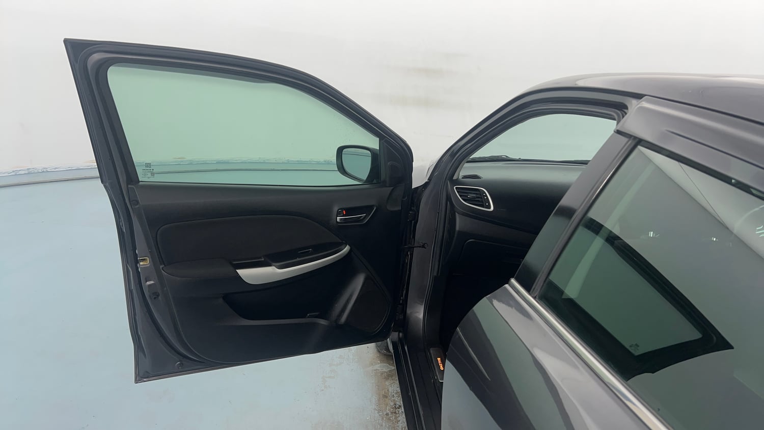 Used 2017 Maruti Suzuki Baleno Zeta 1.2 Petrol Manual interior LEFT FRONT DOOR OPEN VIEW