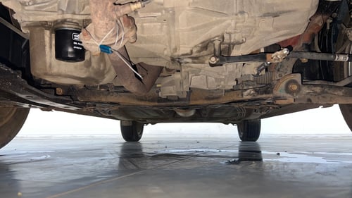 Used 2016 Maruti Suzuki Baleno Alpha 1.2 Petrol Manual extra FRONT LEFT UNDERBODY VIEW
