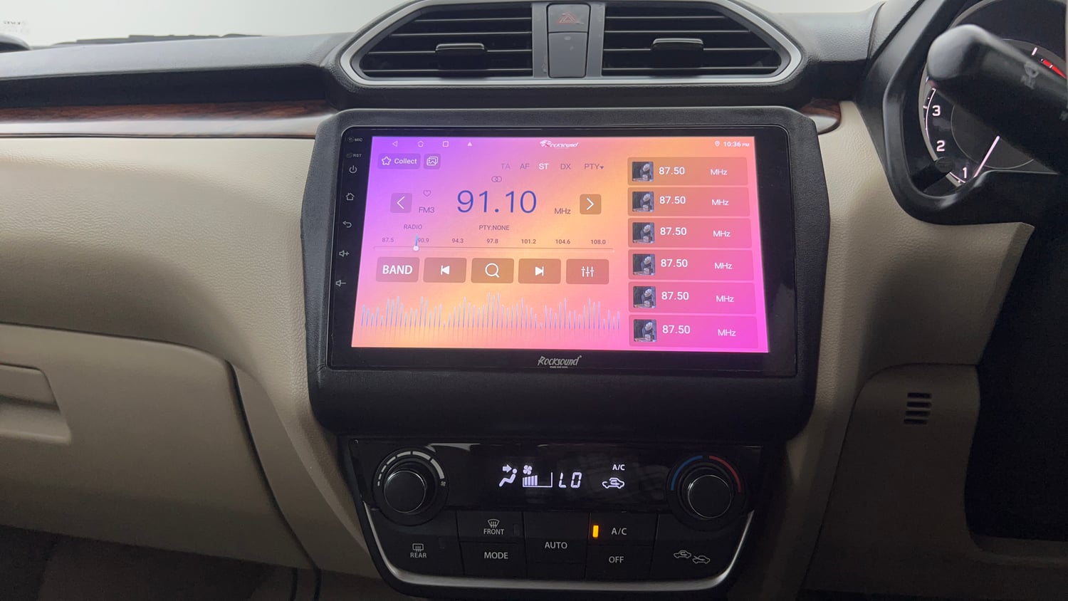 Used 2017 Maruti Suzuki Dzire ZXi Petrol Manual interior MUSIC SYSTEM & AC CONTROL VIEW