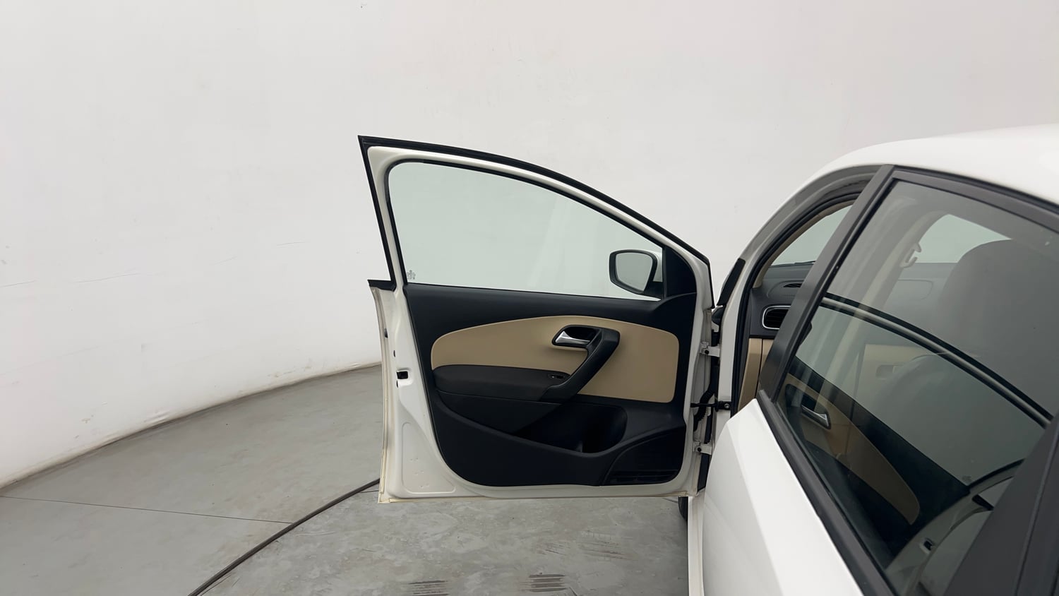 Used 2014 Volkswagen Polo Highline1.2L (P) Petrol Manual interior LEFT FRONT DOOR OPEN VIEW