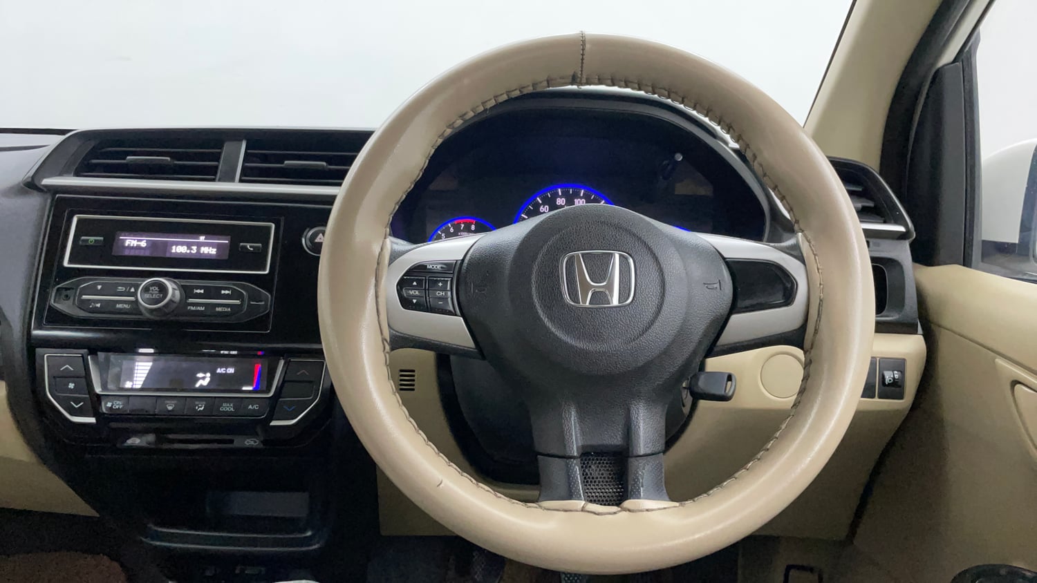 Used 2017 Honda Amaze 1.2 S i-VTEC Petrol Manual interior STEERING VIEW