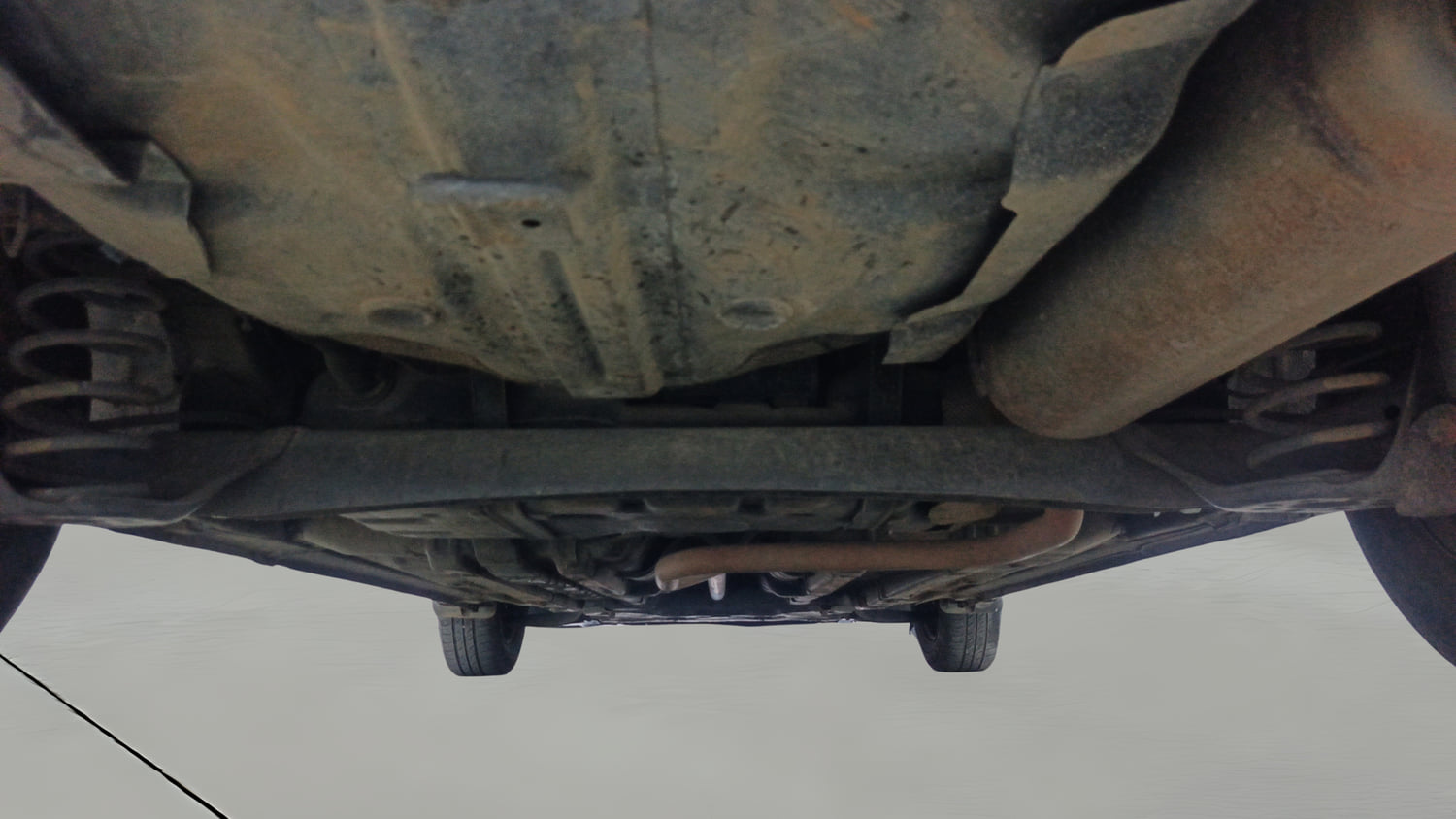 Used 2018 Hyundai Elite i20 Sportz 1.2 Petrol Manual extra REAR UNDERBODY VIEW (TAKEN FROM REAR)