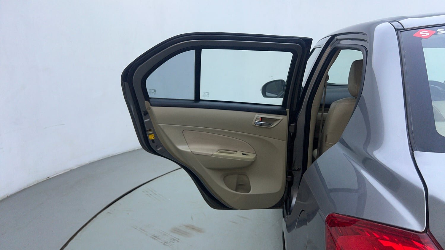 Used 2012 Maruti Suzuki Swift Dzire Automatic Petrol Automatic interior LEFT REAR DOOR OPEN VIEW