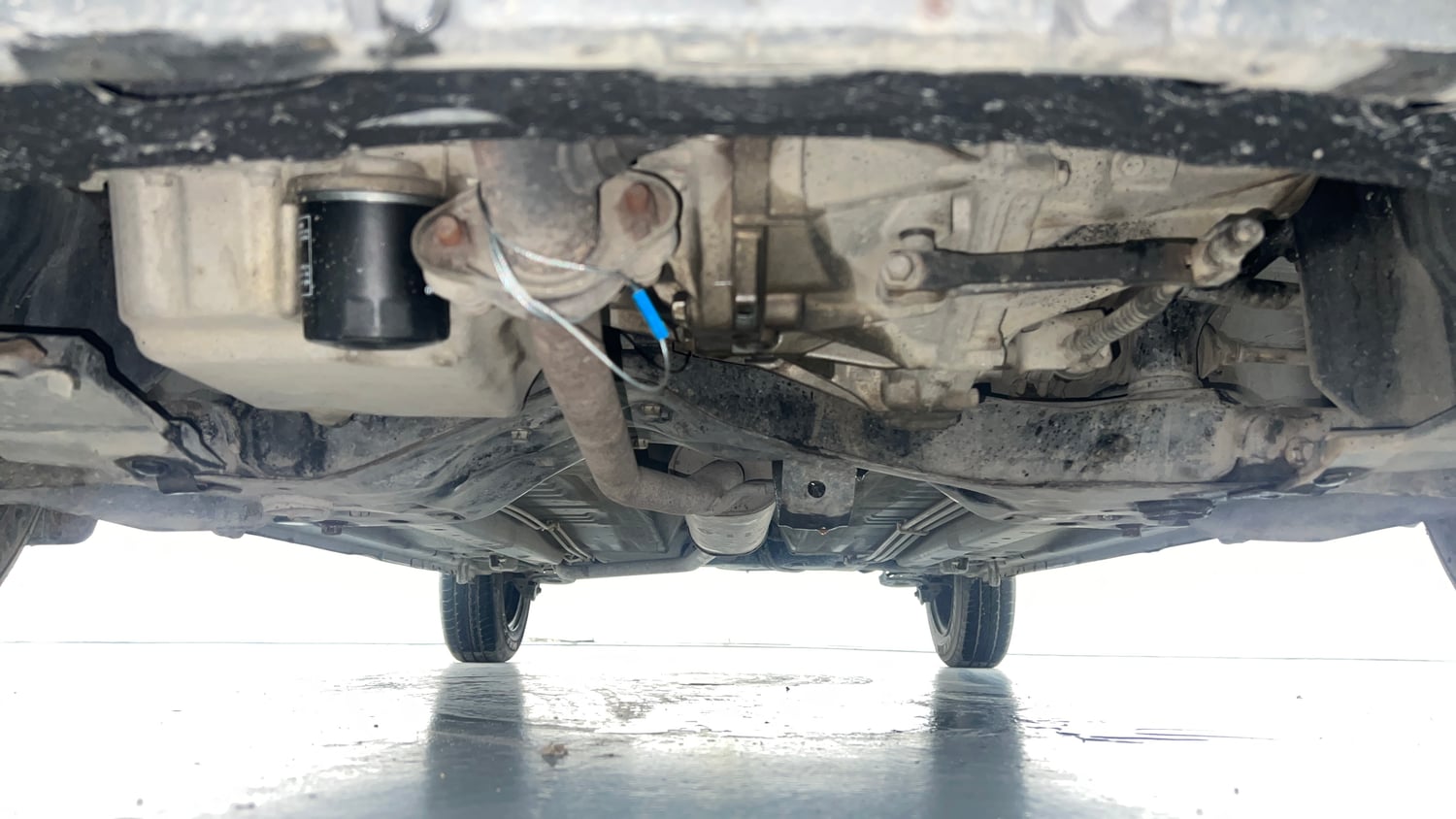 Used 2018 Maruti Suzuki Celerio VXi CNG Cng Manual extra FRONT LEFT UNDERBODY VIEW