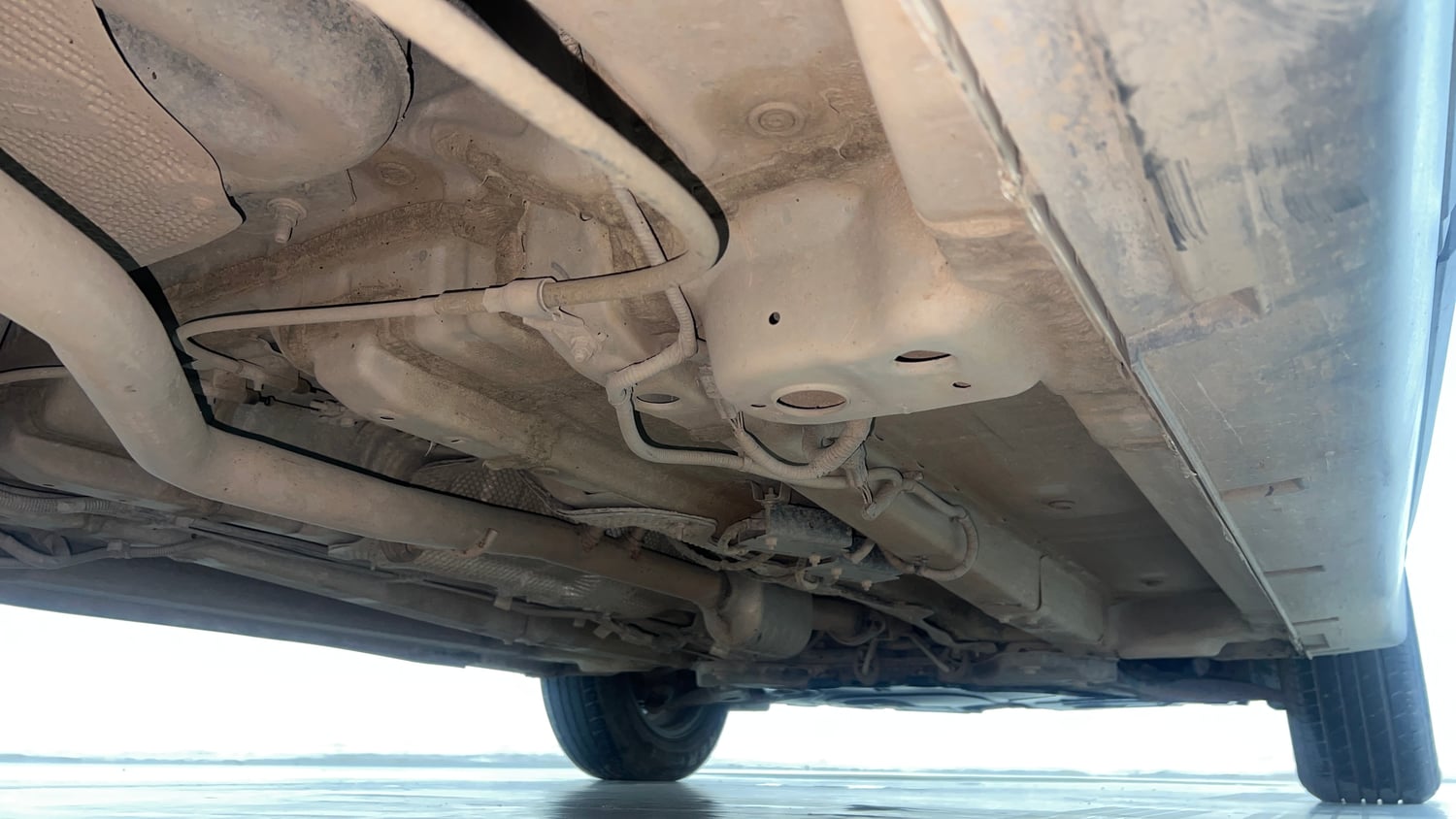 Used 2024 Mahindra XUV 3XO AX5 1.5 Diesel Diesel Manual extra REAR RIGHT UNDERBODY VIEW