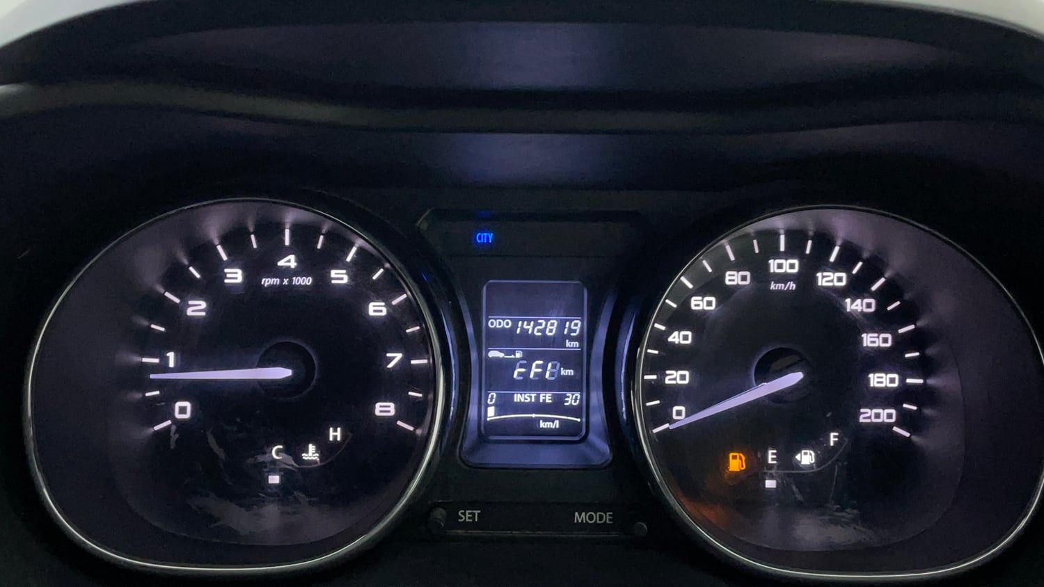 Used 2019 Tata Nexon XZ Plus Petrol Manual interior CLUSTERMETER VIEW