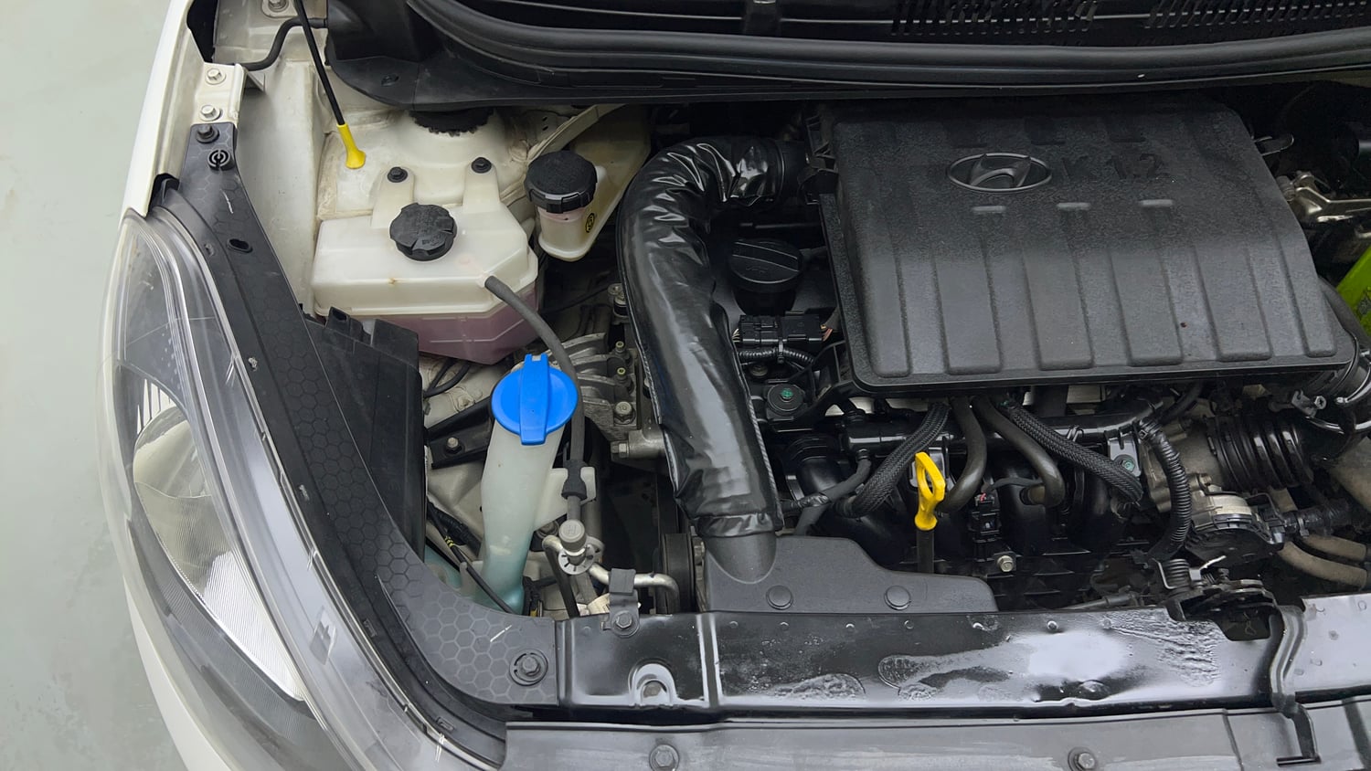 Used 2021 Hyundai Aura S 1.2 CNG Cng Manual engine ENGINE RIGHT SIDE VIEW