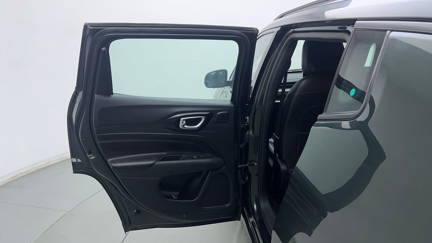 Used 2022 Jeep Compass Model S (O) 1.4 Petrol DCT Petrol Automatic interior LEFT REAR DOOR OPEN VIEW