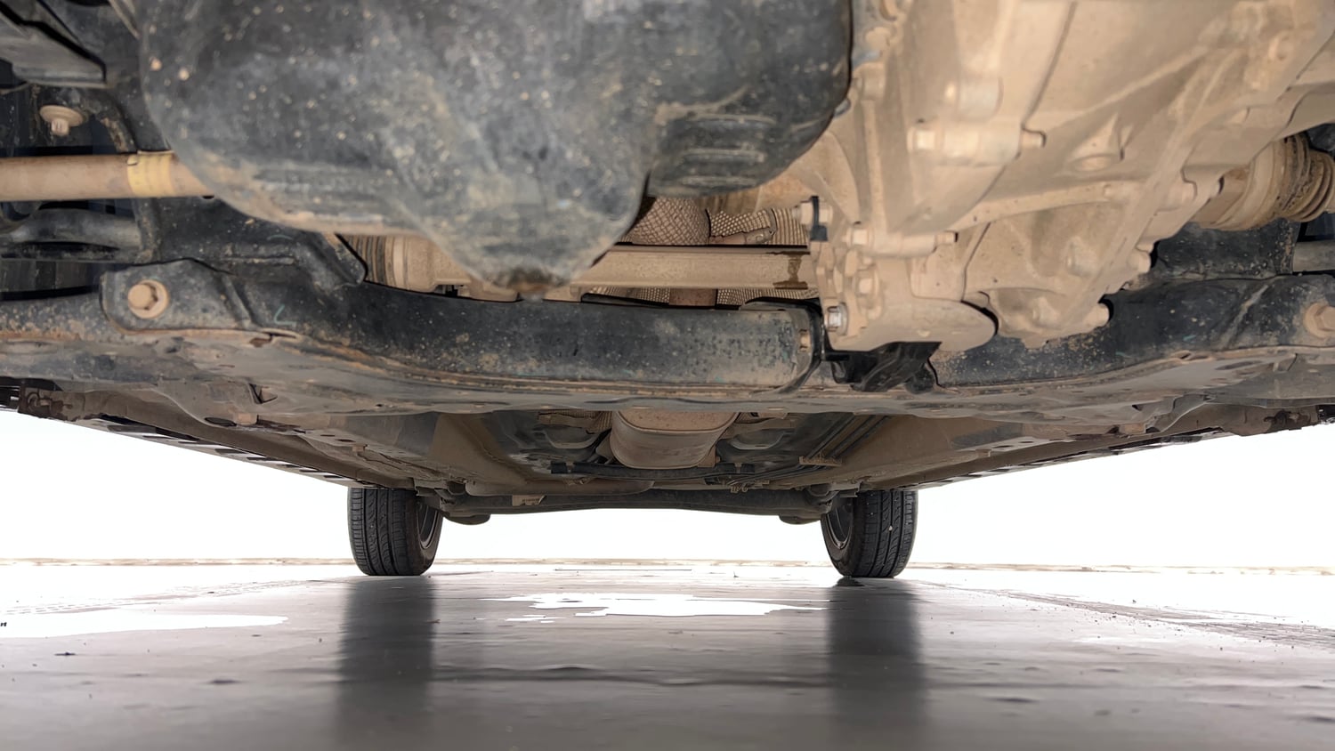 Used 2020 Ford Freestyle Titanium Plus 1.2 Ti-VCT Petrol Manual extra FRONT LEFT UNDERBODY VIEW
