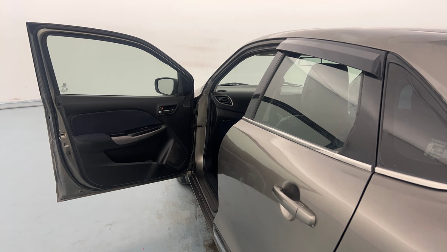 Used 2019 Maruti Suzuki Baleno Delta Petrol Manual interior LEFT FRONT DOOR OPEN VIEW